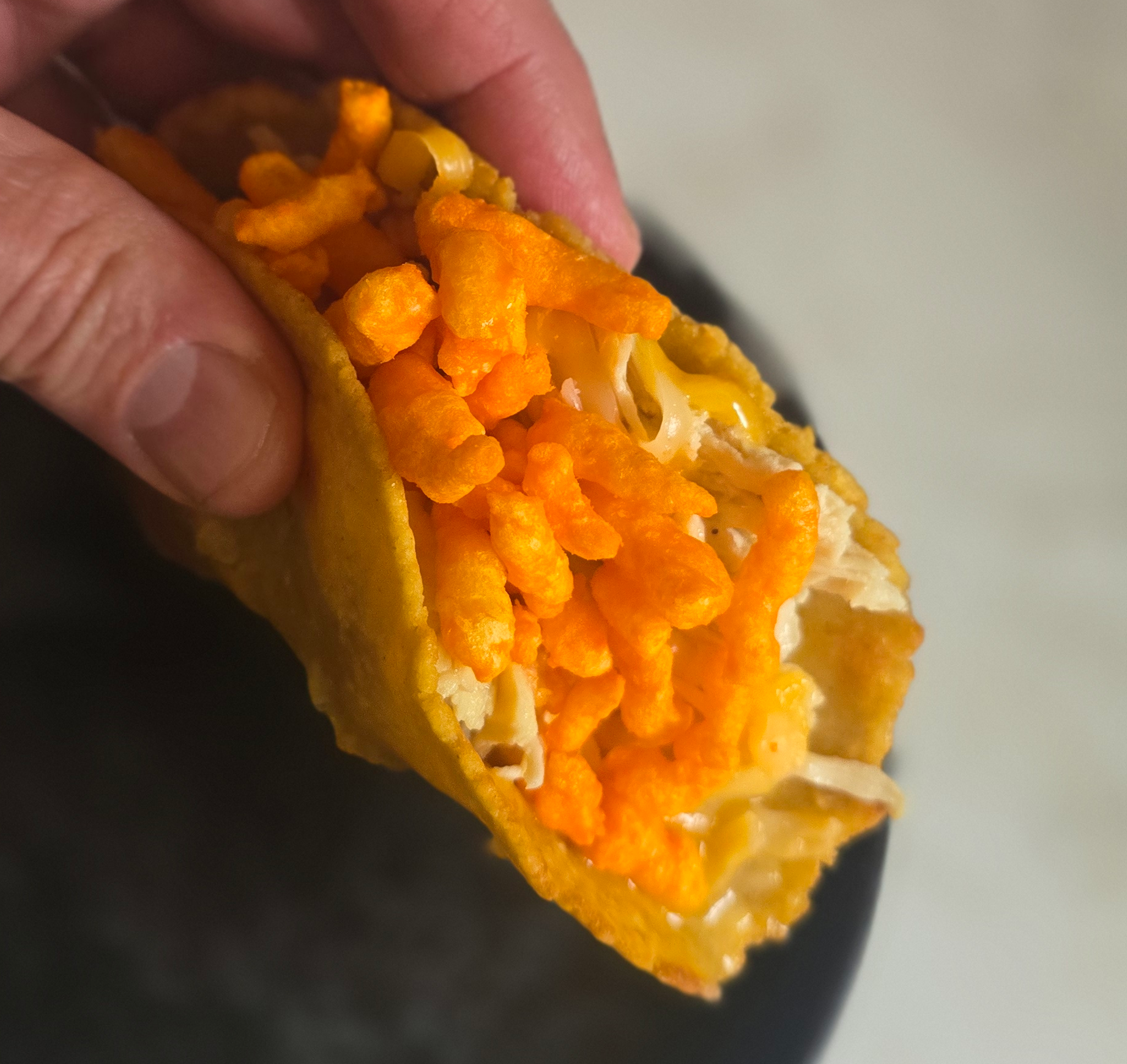Trump Tacos - cheesy chicken cheetos